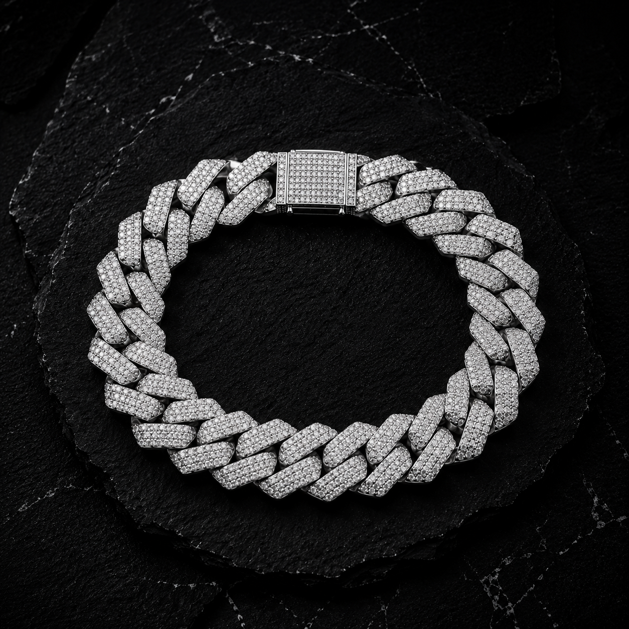 20mm Iced Cuban Bracelet