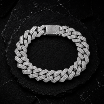 20mm Iced Cuban Bracelet