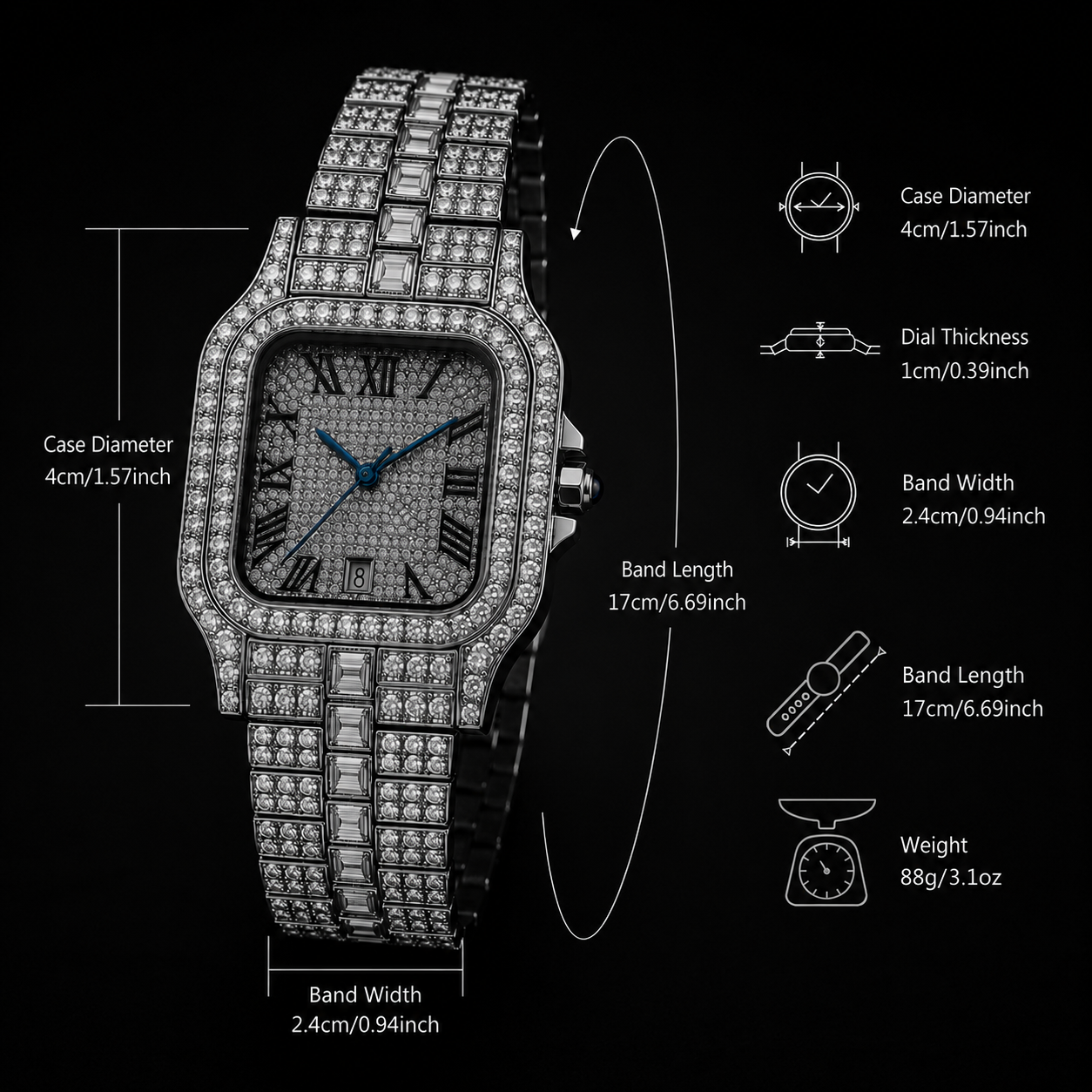 Royale Iced Watch