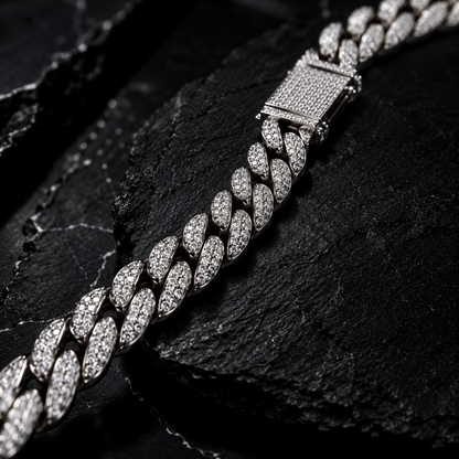 10mm Iced Cuban Chain