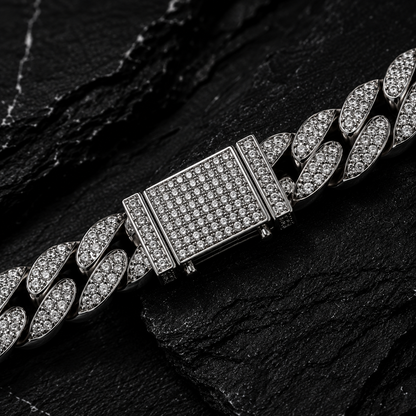 10mm Iced Cuban Bracelet
