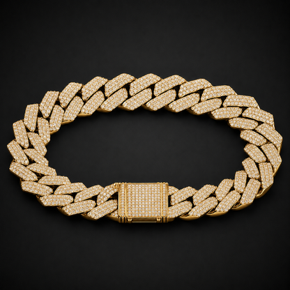 20mm Iced Cuban Bracelet