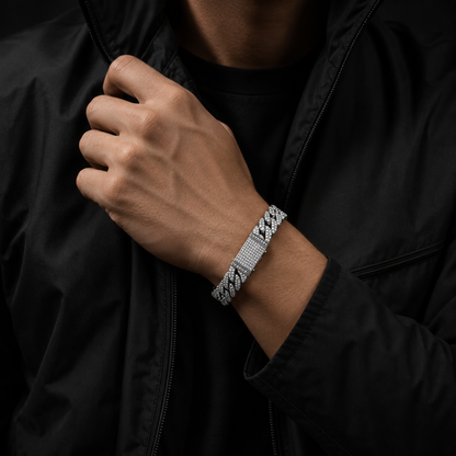 10mm Iced Cuban Bracelet