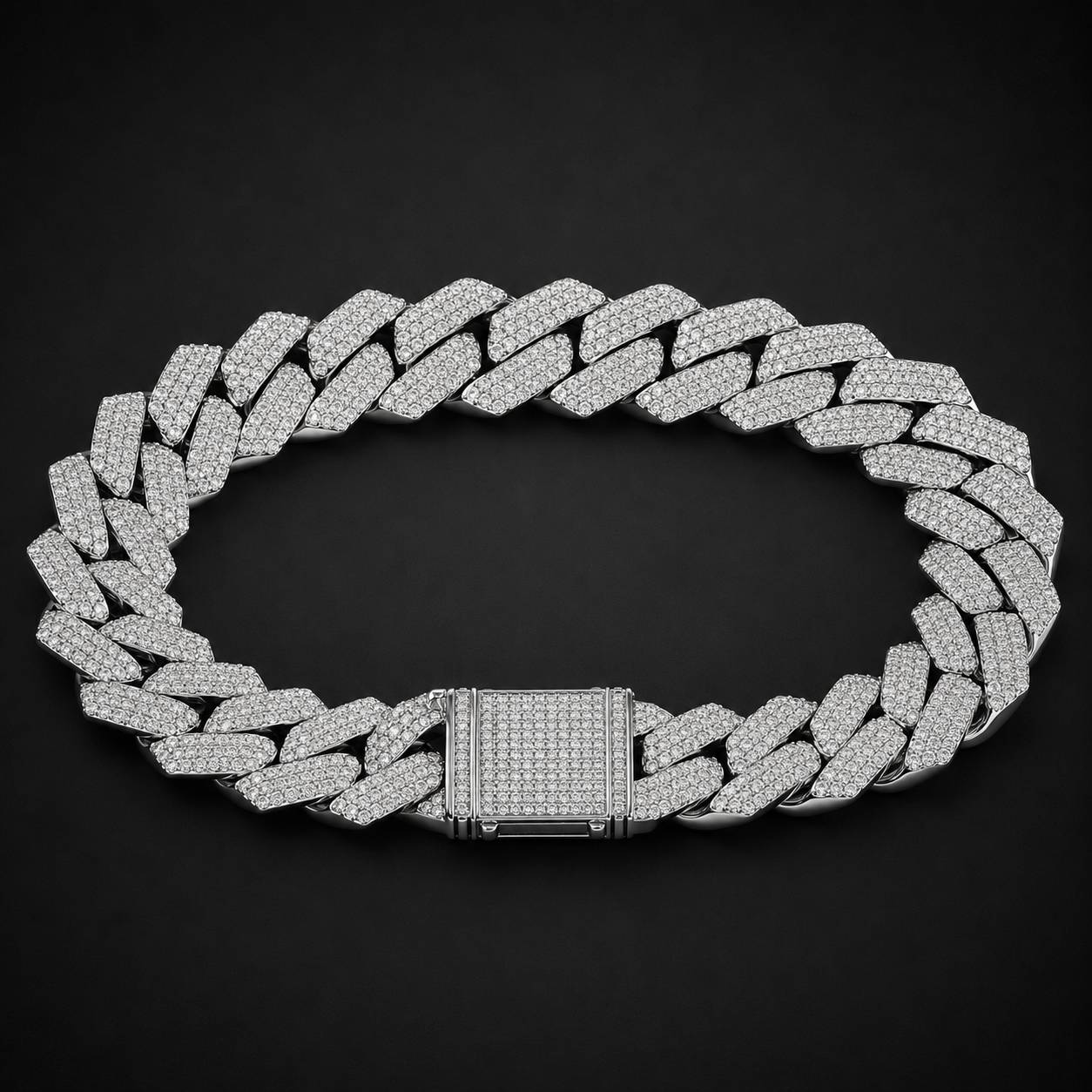 20mm Iced Cuban Bracelet