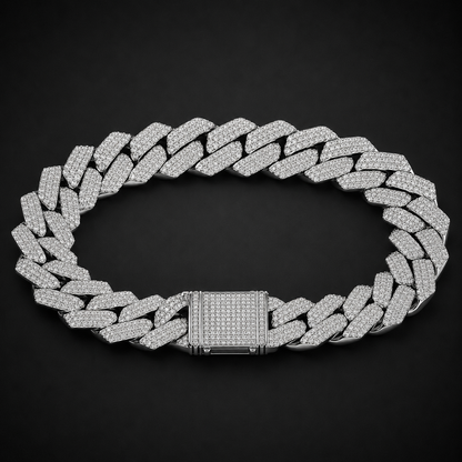 20mm Iced Cuban Bracelet