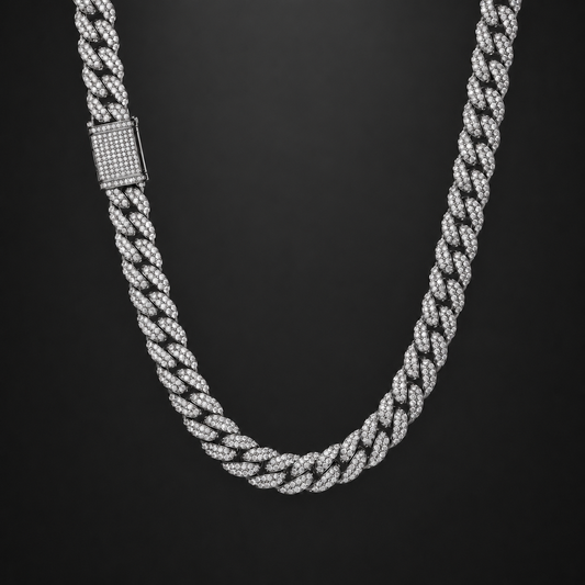 10mm Iced Cuban Chain