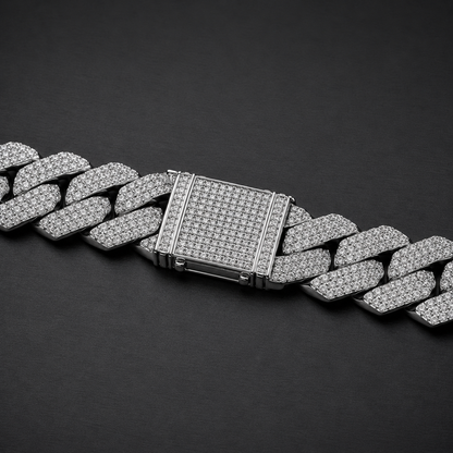 20mm Iced Cuban Bracelet