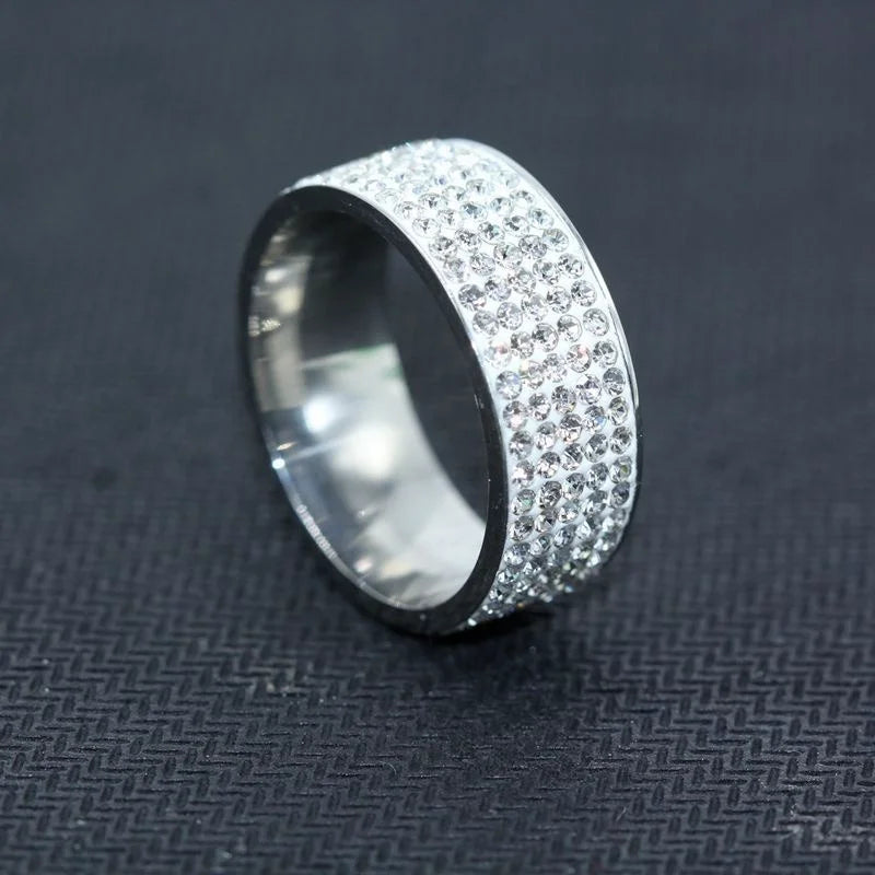 Iced Zircon Band