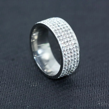 Iced Zircon Band