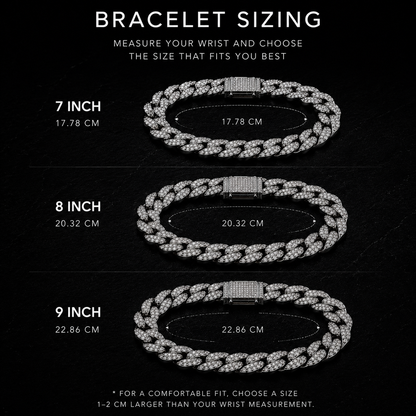 10mm Iced Cuban Bracelet