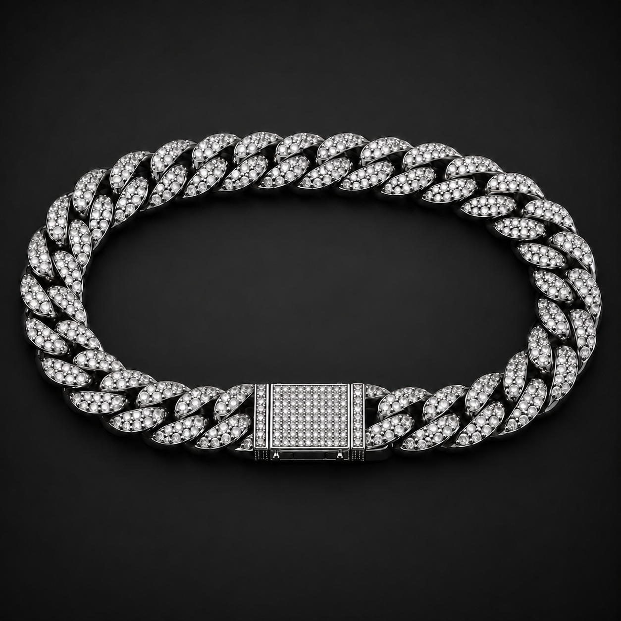 10mm Iced Cuban Bracelet