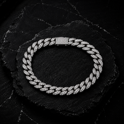 10mm Iced Cuban Bracelet